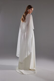 Cape Emm Minimalist Chiffon Bridal Cape preview photo # 8