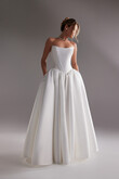 Faith Floor-Length Mikado Corset Wedding Dress preview photo # 1