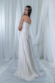 Ellora Strapless Pleated Silk Wedding Dress preview photo # 5