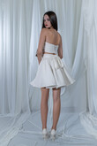 Linette Short Two-Piece Wedding Dress Set preview photo # 4
