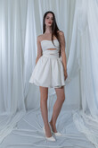 Linette Short Two-Piece Wedding Dress Set preview photo # 5