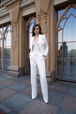 Elif 3-Piece Satin Bridal Suit with Lace Corset preview photo # 1