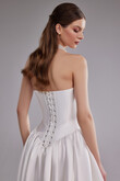 Faith Floor-Length Mikado Corset Wedding Dress preview photo # 15