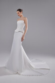 Hazel Two-Piece Satin Corset & Skirt Bridal Set preview photo # 1