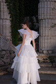 Cvit Tiered Organza Ball Gown Wedding Dress preview photo # 6
