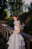 Cvit Tiered Organza Ball Gown Wedding Dress preview photo # 4