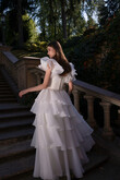 Cvit Tiered Organza Ball Gown Wedding Dress preview photo # 7