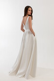 Vlada Square Neck A-Line Wedding Dress with Pockets preview photo # 8