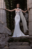 Penelope Lace Corset & Satin Mermaid Bridal Set preview photo # 3