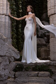 Penelope Lace Corset & Satin Mermaid Bridal Set preview photo # 4