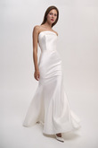 Gala Structured Mikado Mermaid Wedding Dress preview photo # 2