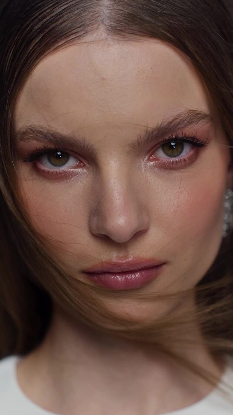 Odetta Long Sleeve Crepe Mermaid Wedding Dress