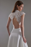 Anabel preview photo # 4 Anabel High Neck Lace & Satin Wedding Dress preview photo # 4