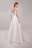 Sunny Sleeveless Mikado Corset Wedding Gown preview photo # 4