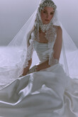 Tori Lace Edge Wedding Veil preview photo # 5