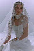 Tori Lace Edge Wedding Veil preview photo # 6