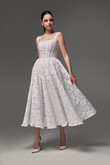 Ruta midi preview photo # 5 Ruta Midi Floral Lace Tea-Length Wedding Dress preview photo # 5
