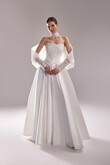 Bolero Demna preview photo # 4 Bolero Demna High Neck Lace & Organza Bridal Sleeves preview photo # 4