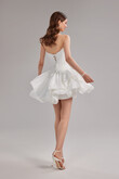 Amira Mini Ivory Taffeta Corset Dress preview photo # 6
