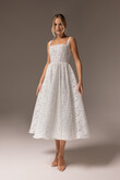 Ruta midi preview photo # 1 Ruta Midi Floral Lace Tea-Length Wedding Dress preview photo # 1