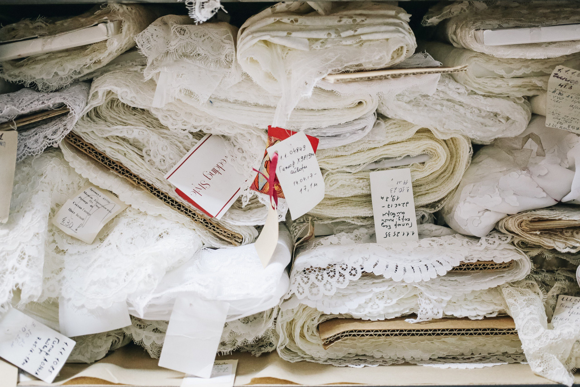 Selecting fabrics and materials