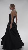 Francesca Black Strapless Drop Waist Ball Gown preview video # 6