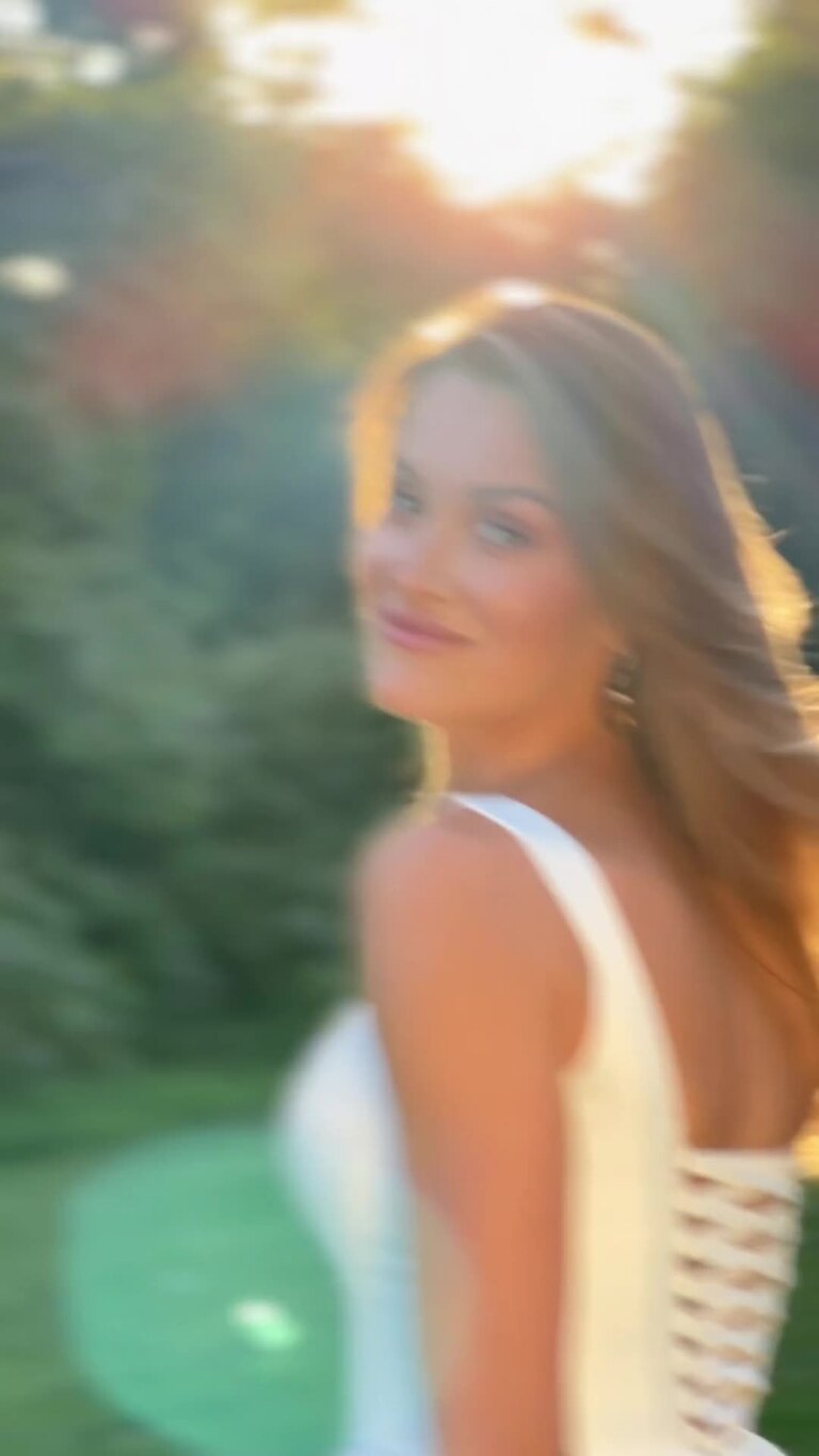 Casia Mini Ivory Satin Dress with Bubble Skirt