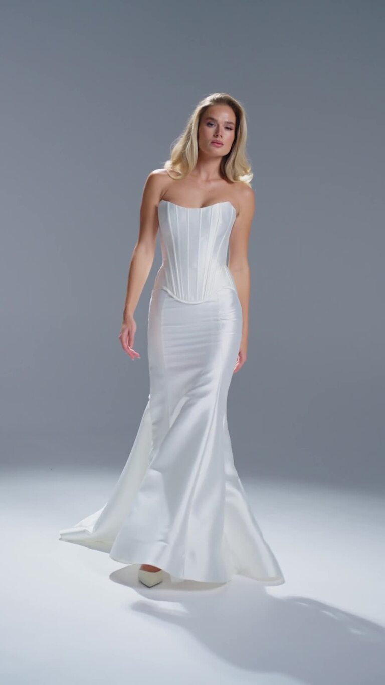 Pina Structured Corset Bridal Gown