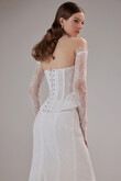Prima Ivory Lace Corset Wedding Dress preview photo # 5