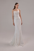 Prima Sleeveless Ivory Lace Dress preview photo # 3