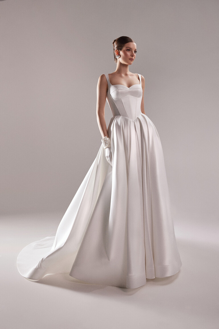 Antonia Satin Corset Wedding Dress