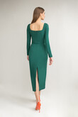 Viola Green Midi Dress preview photo # 5