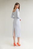 Viola Blue Midi Dress preview photo # 7