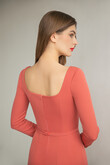 Viola Terracotta Midi Dress preview photo # 7