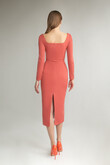 Viola Terracotta Midi Dress preview photo # 6