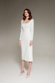 Viola Ivory Midi Dress