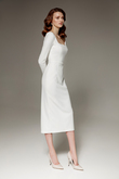 Viola Ivory Midi Dress preview photo # 3