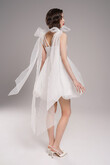 Short Ivory Babydoll Wedding Dress Leoni preview photo # 7