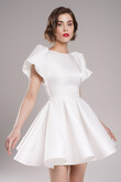 Audrey Mini Ivory Short Dress preview photo # 1