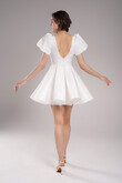 Audrey Mini Ivory Short Dress preview photo # 6