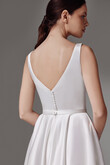 Vlada Square Neck A-Line Wedding Dress with Pockets preview photo # 16