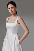 Vlada Square Neck A-Line Wedding Dress with Pockets preview photo # 13