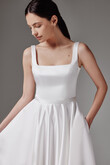 Vlada Square Neck A-Line Wedding Dress with Pockets preview photo # 14