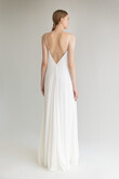 Isa Ivory Flowy Chiffon Dress preview photo # 8