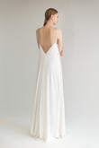 Isa Ivory Flowy Chiffon Dress preview photo # 6