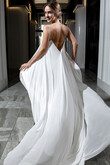 Isa Ivory Flowy Chiffon Dress preview photo # 12