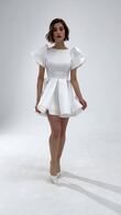 Audrey Mini Ivory Short Dress preview video # 2