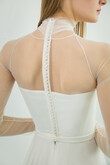 Liz preview photo # 7 Liz Illusion High Neck A-Line Wedding Dress preview photo # 7