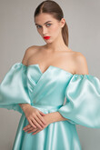 Grace midi & sleeves preview photo # 3 Grace Tiffany Blue Midi Dress preview photo # 3