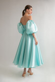 Grace midi & sleeves preview photo # 4 Grace Tiffany Blue Midi Dress preview photo # 4